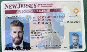 New Jersey customized id